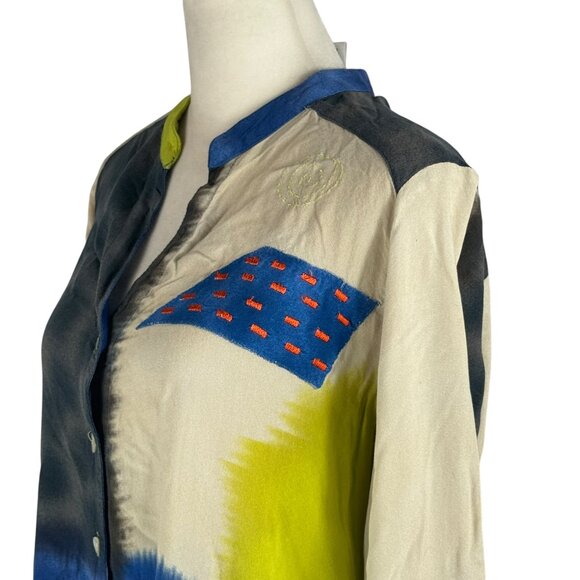 Parsley & Sage Abstract Art Tunic Top Size Medium - Picture 11 of 12